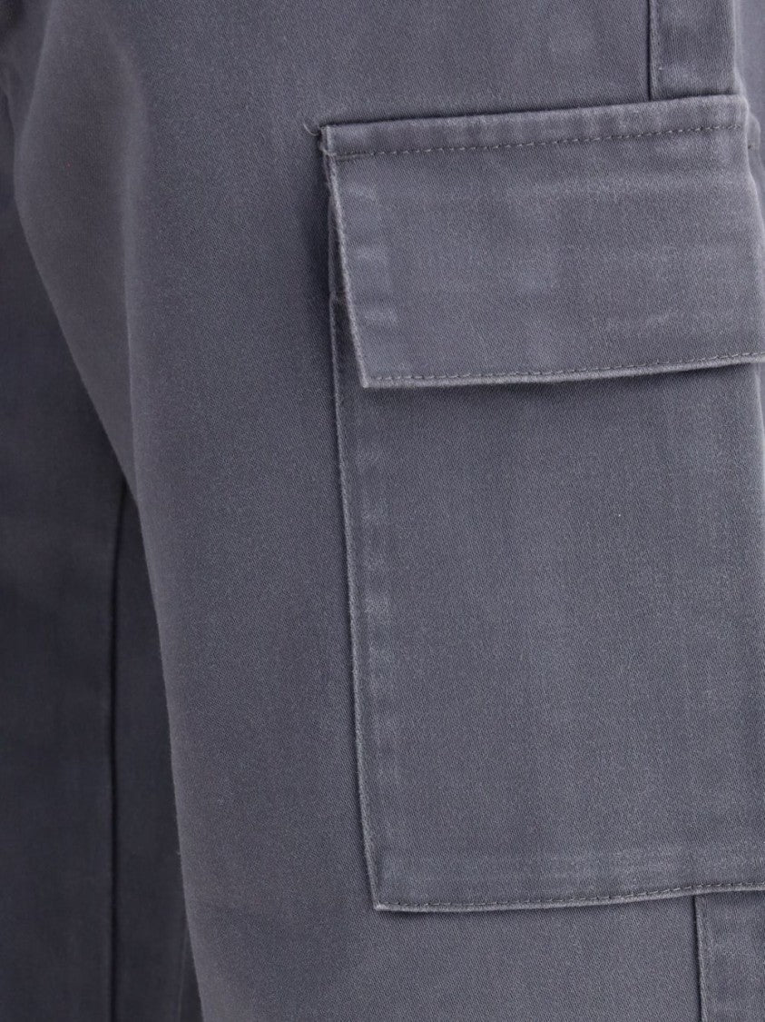 Gr10k Washed Ash Grey Cargo Pants With Utility Pockets