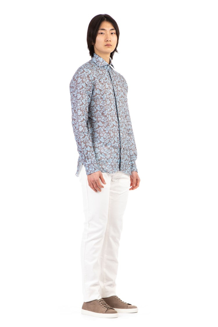 Barba Dandylife Floral Linen Shirt