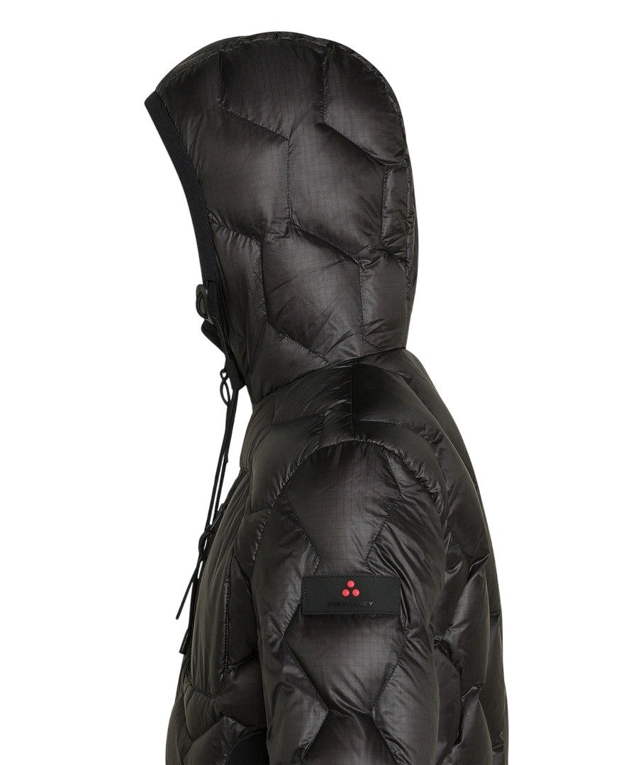 Peuterey Geometric Patterned Technical Pattern Down Jacket