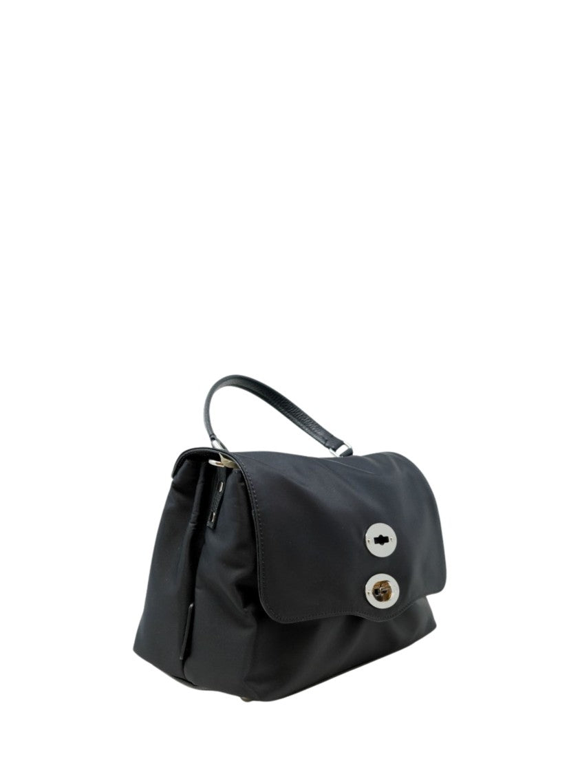 Zanellato Black Twist-Lock Fastening Shoulder Bag
