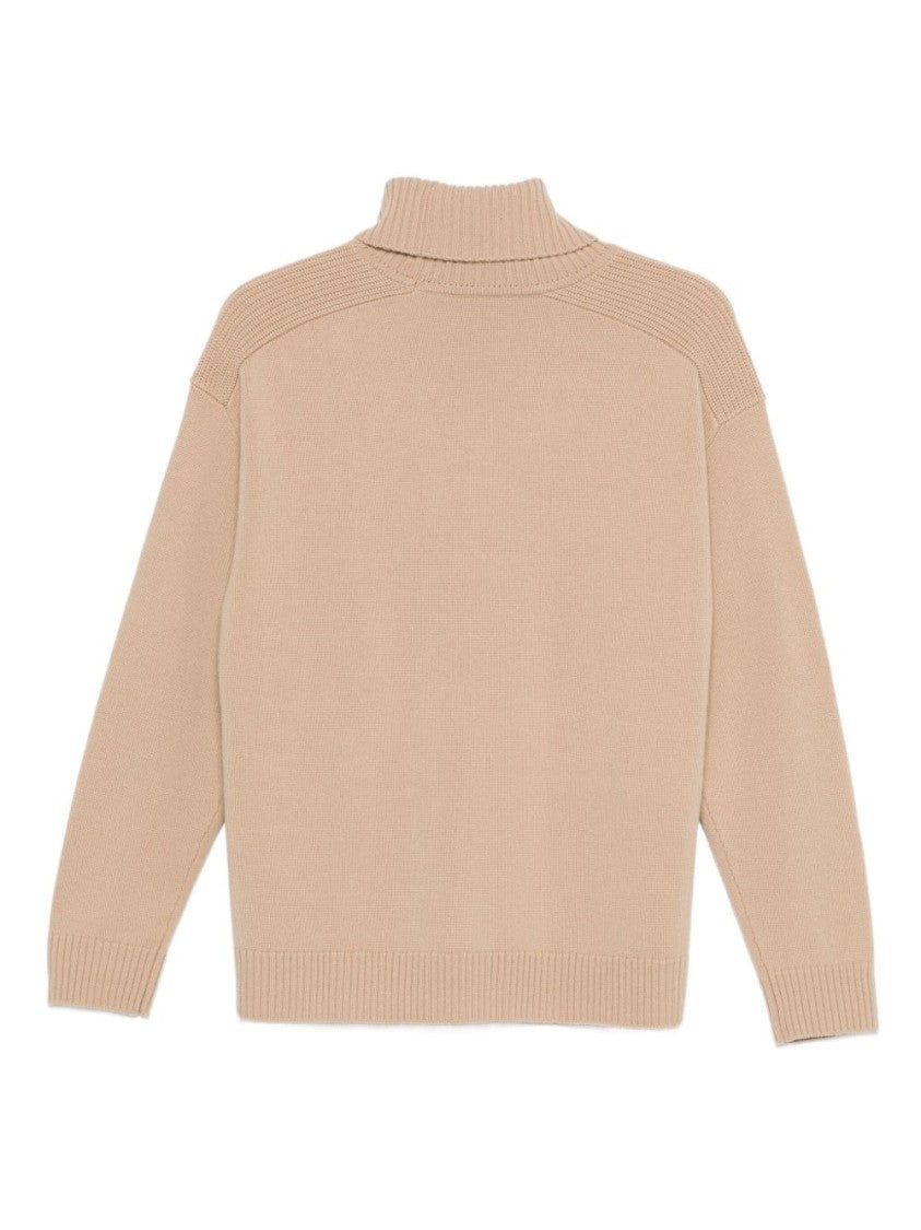 Seventy Sergio Tegon Beige Wool And Cashmere Blend Sweater