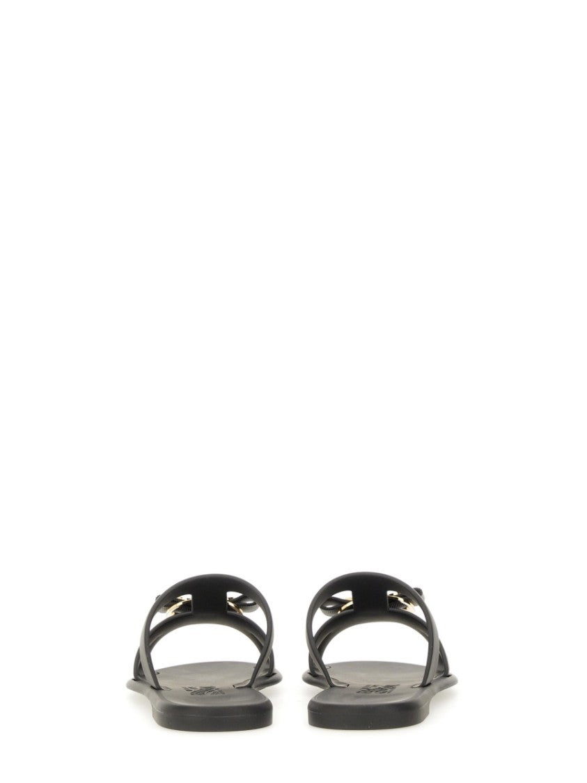 Ferragamo "New Vara" Slide Sandal