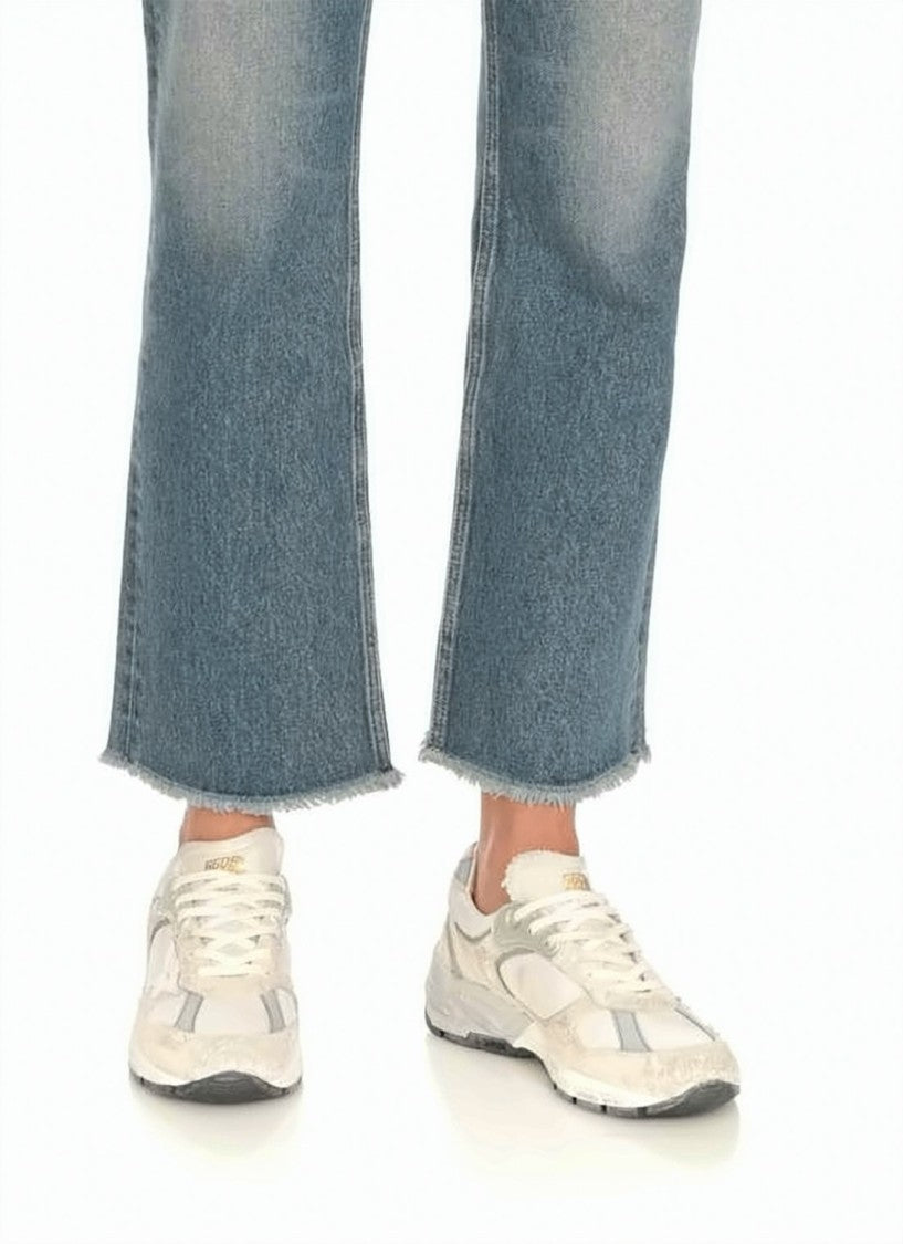 Golden Goose Light Vintage-Inspired Sneakers With Star Detail