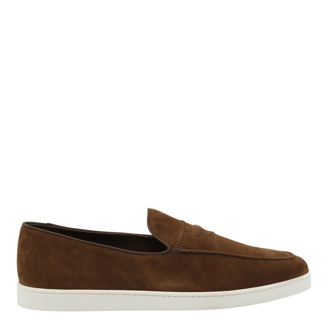 Church's Moccasin-Style Brown Suede Slip-On Shoes