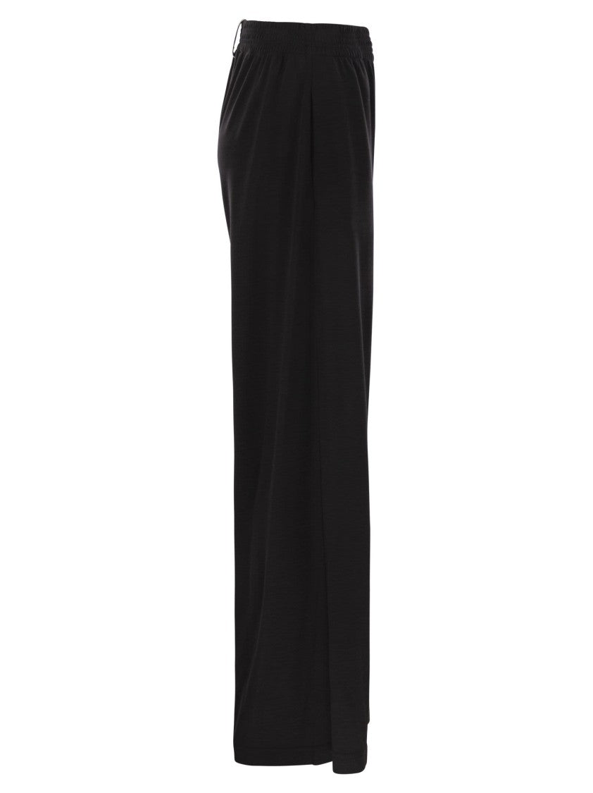 Fabiana Filippi Wide Trousers In Viscose And Wool