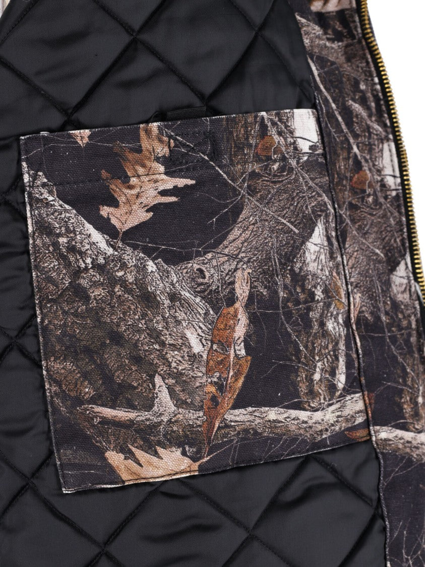 Carhartt Wip Multicolour Og Active Feather Camo Velvet-Collar Cotton Jacket