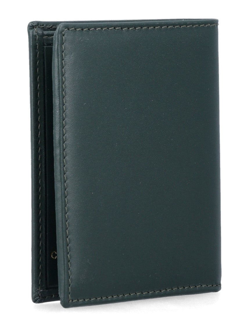 Comme Des Garçons Refined Bi-Fold Cardholder In Smooth Leather