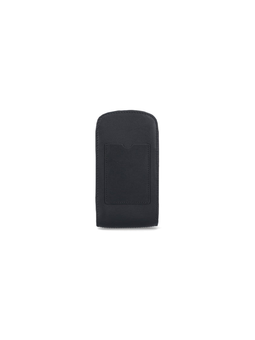 A.P.C. Black James Mini Matte Leather Bag