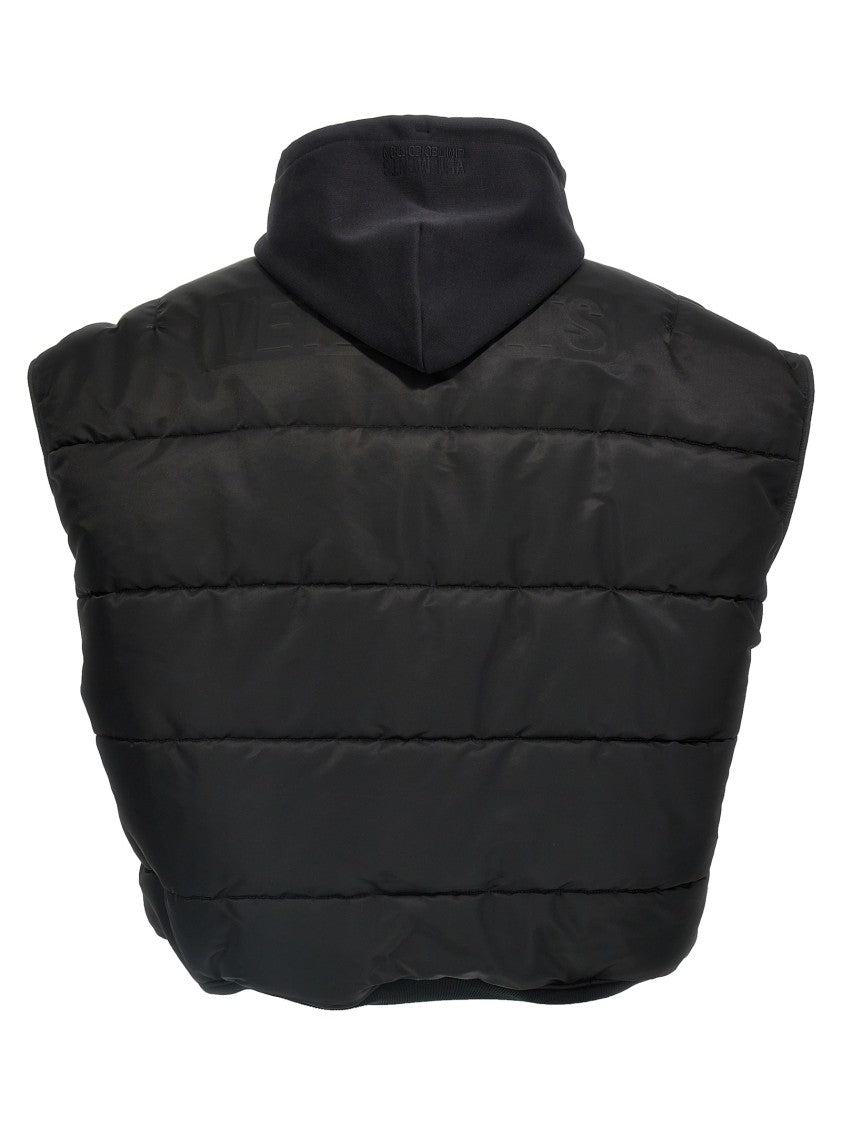 Vetements Reversible Quilted Nylon Taffeta Vest