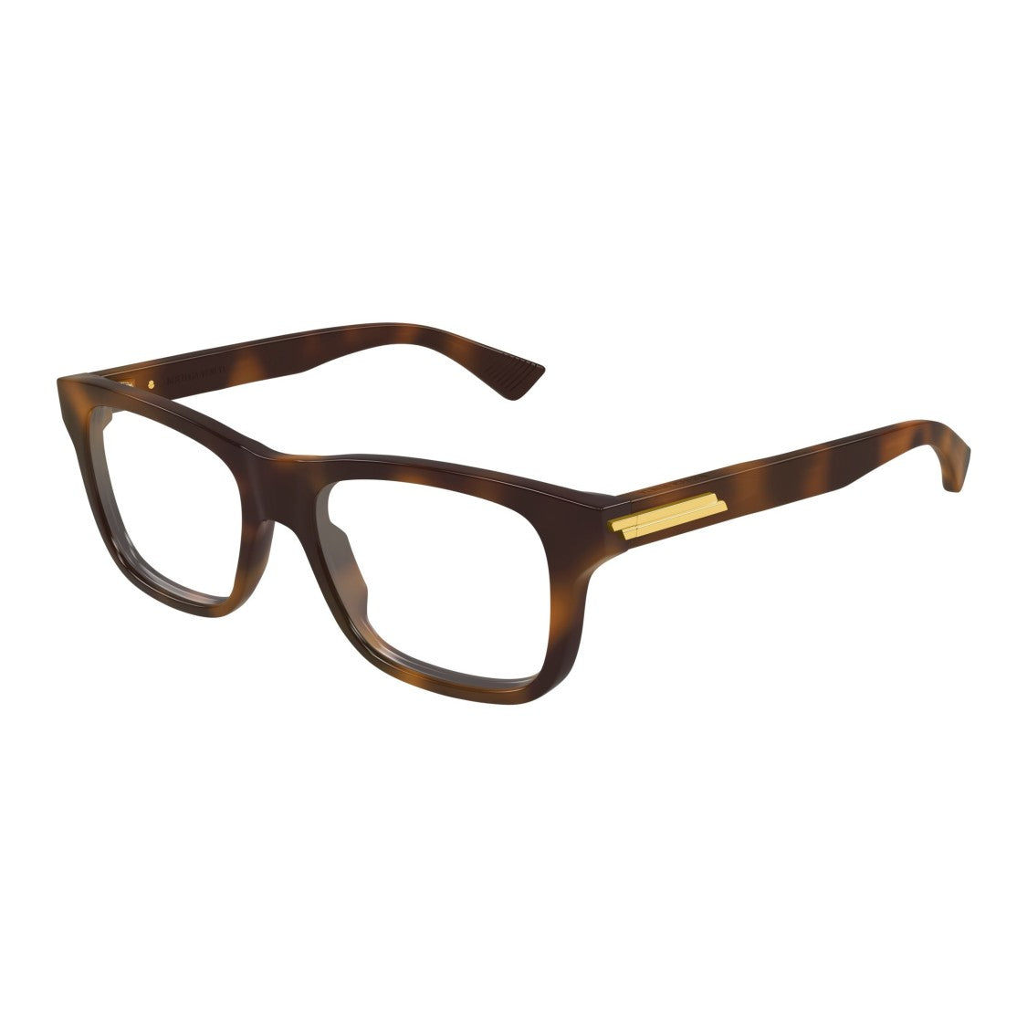 Bottega Veneta Bv1412o Bold Rectangular Tortoiseshell Sunglasses