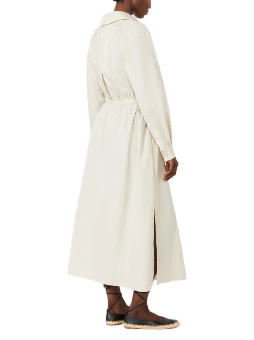 Max Mara Cotton Poplin Polo Collar Dress