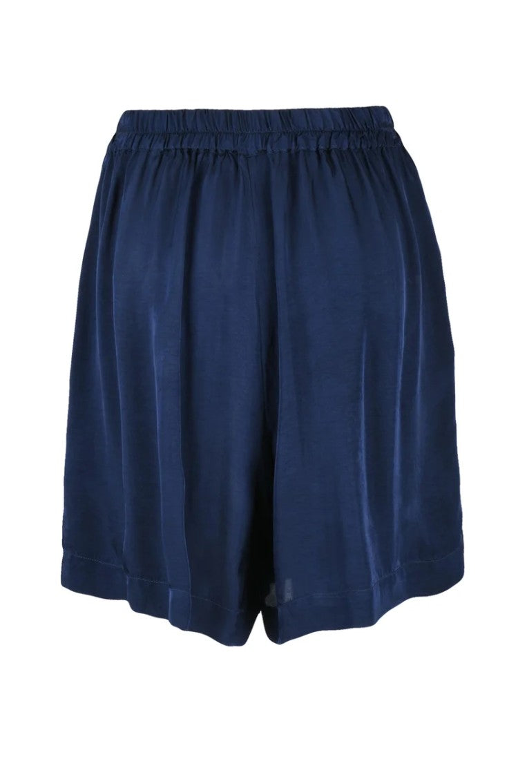 Jucca Blue Satin Bermuda Shorts