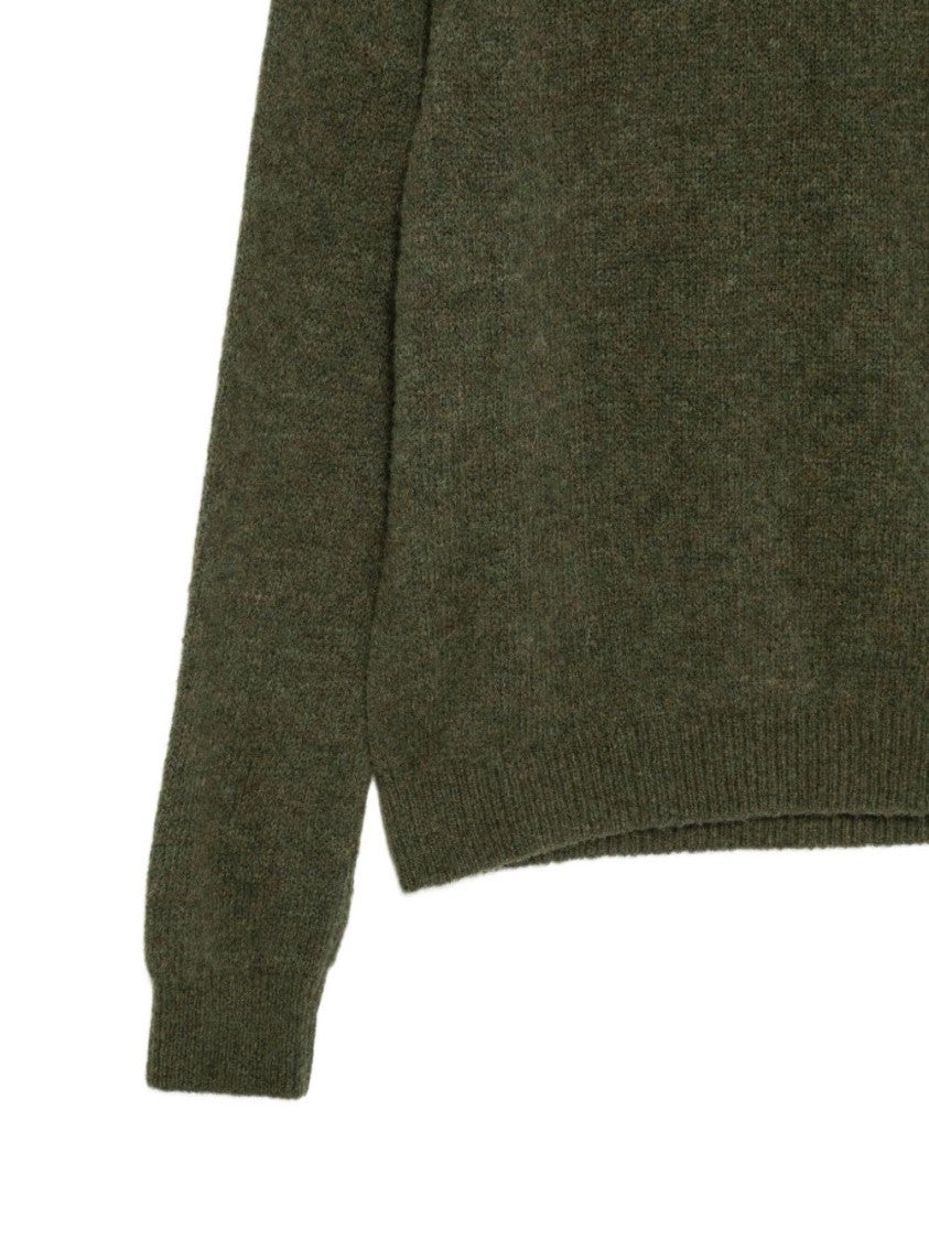 Dries Van Noten Fine-Knit Silk And Nylon Sweater With Classic Crew Neckline