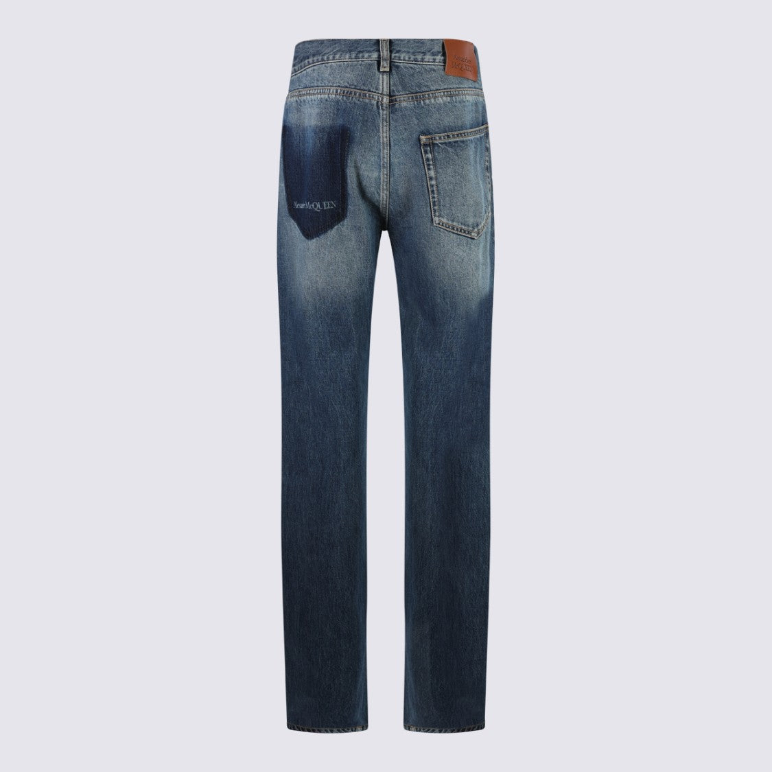 Alexander Mcqueen Straight-Leg Denim Jeans With Classic Five-Pocket Design