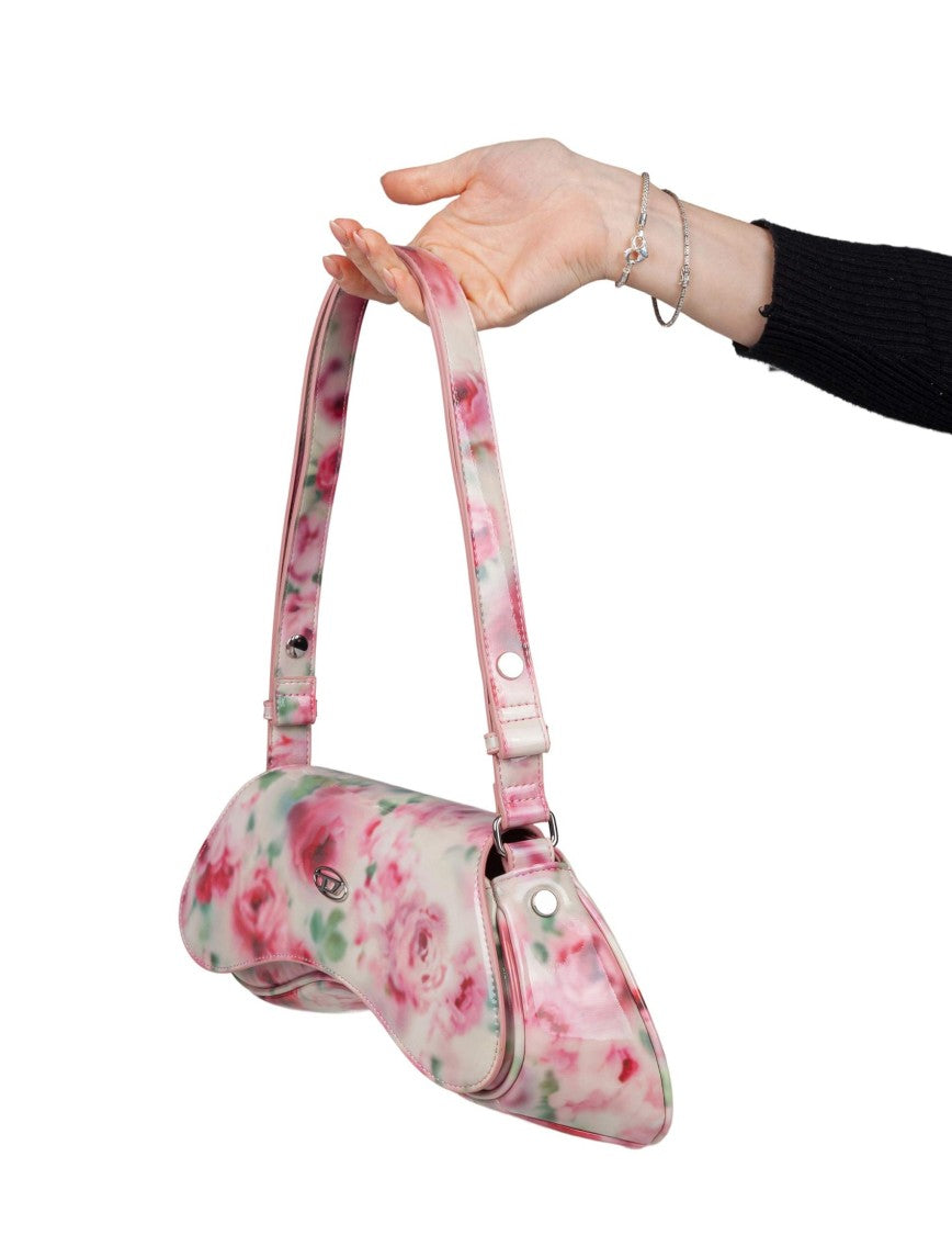 Diesel Play Bag In Glossy Printed Floral