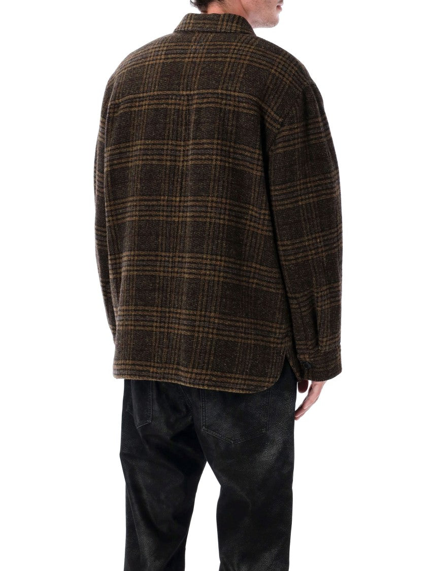 Isabel Marant Kervey Checked Relaxed Overshirt