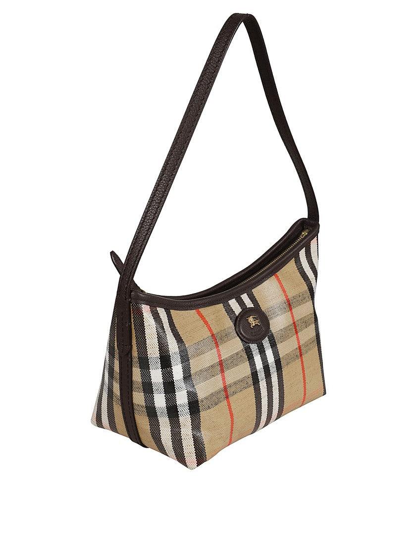 Burberry Compact Shoulder Bag In Sand Beige