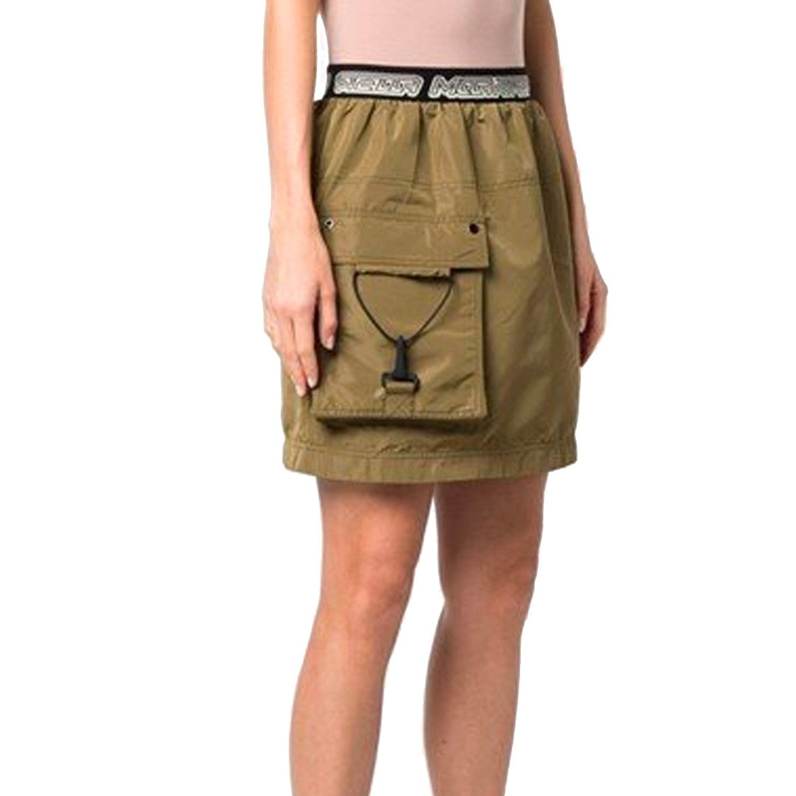 Stella Mccartney Khaki Logo Skirt