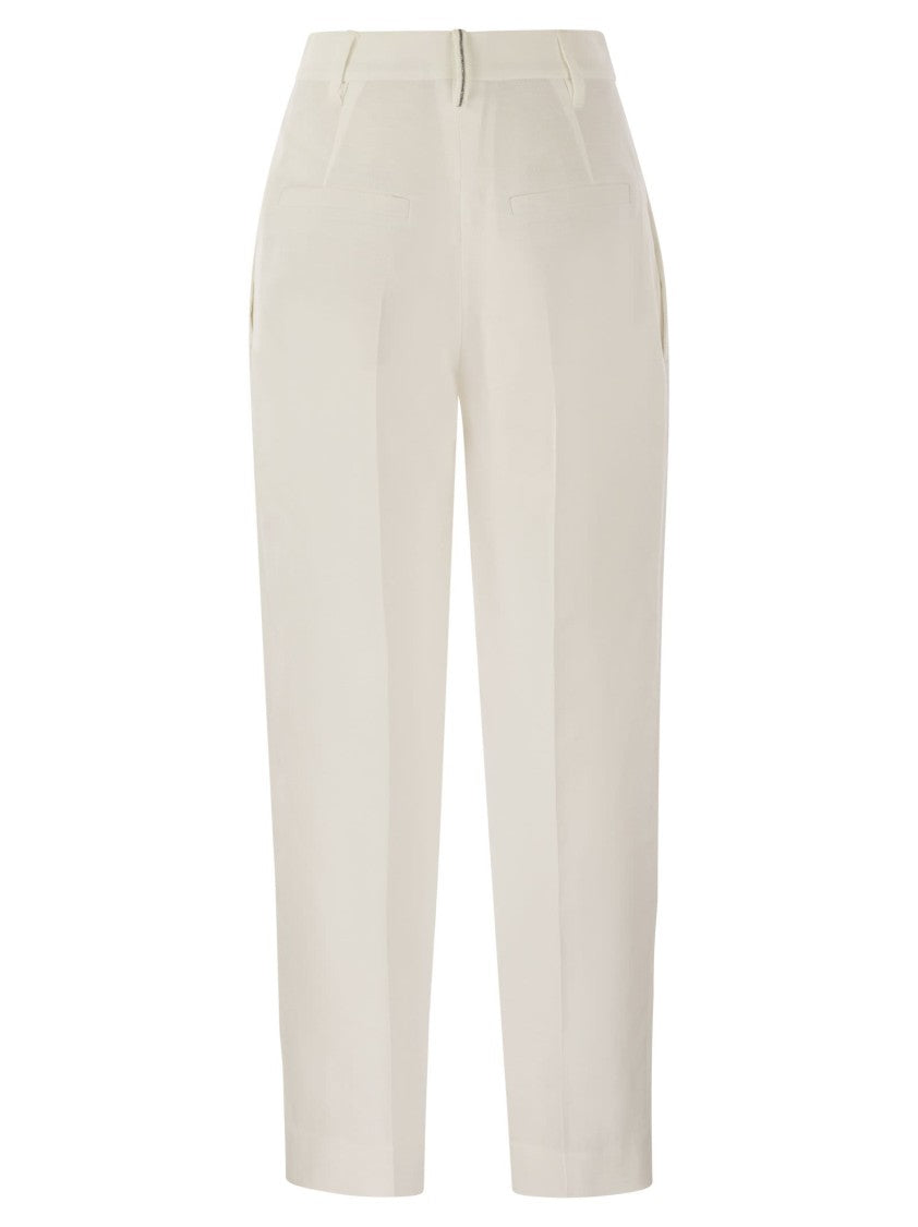 Brunello Cucinelli Slouchy Trousers In Viscose