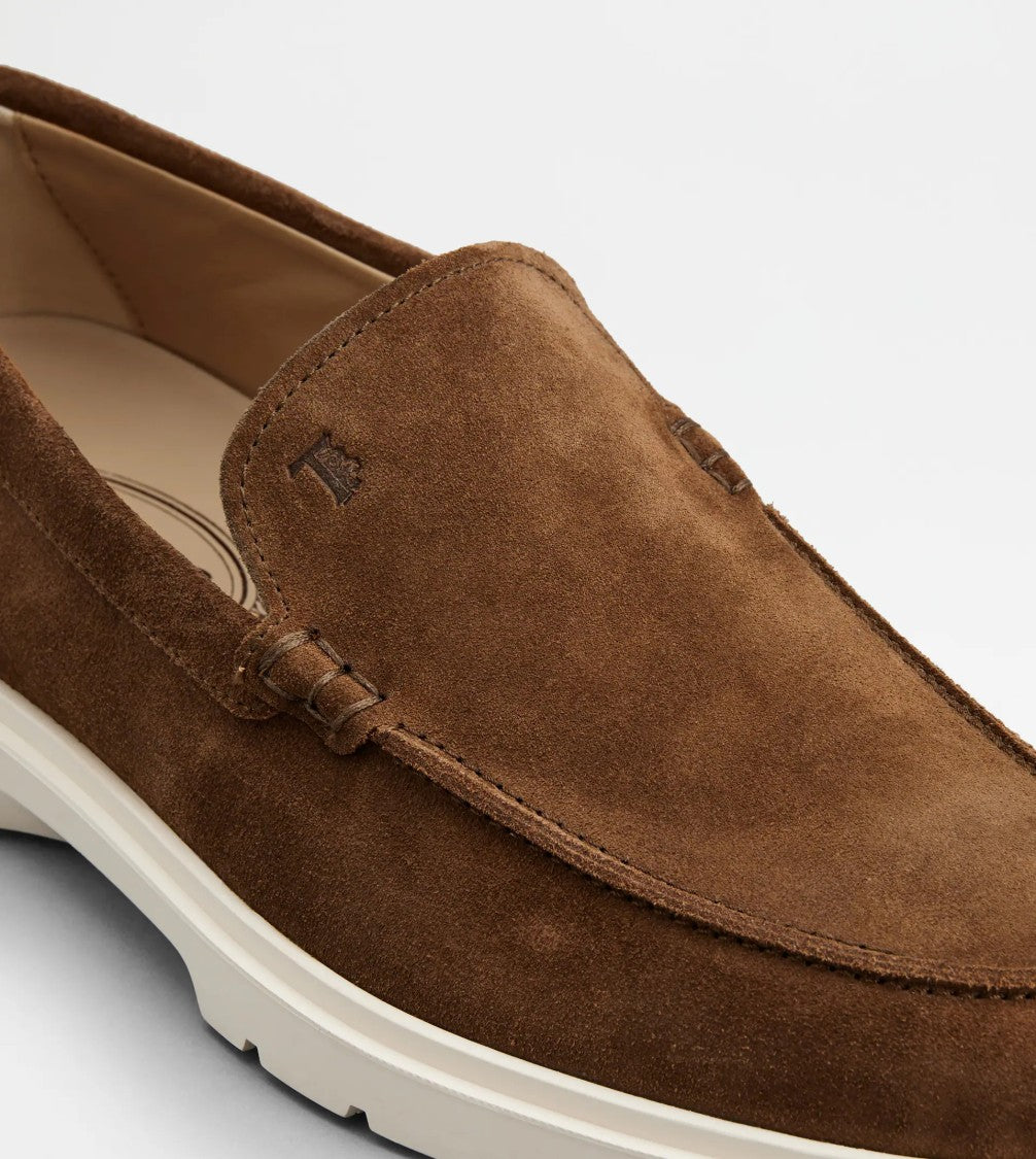 Tod's Suede Leather Moccasin Loafers