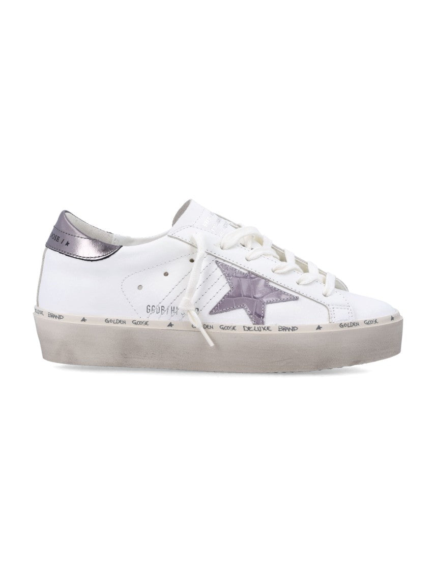 Golden Goose Hi Star Crocodile Effect Sneakers