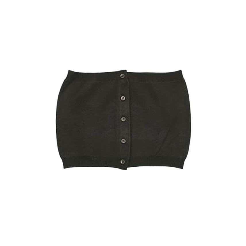 Amomento Cropped Black Cardigan