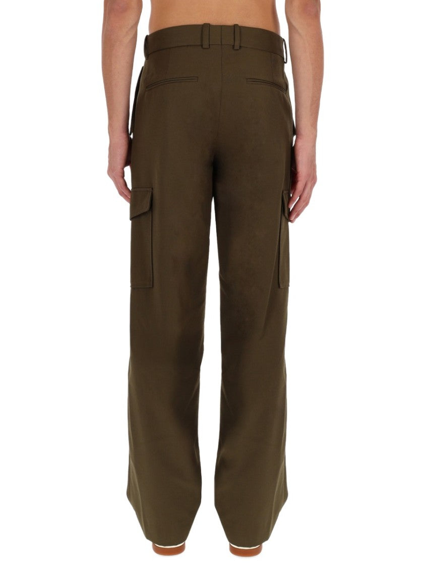 Drôle De Monsieur Straight-Leg Flap Pocket Cargo Pants