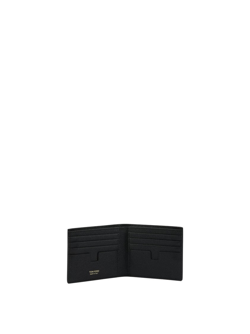 Tom Ford Small Grain Leather Bifold Wallet
