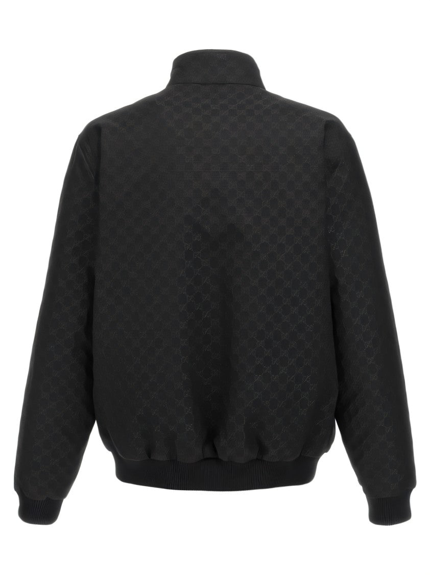 Gucci Monogram Patterned High-Collar Jacket