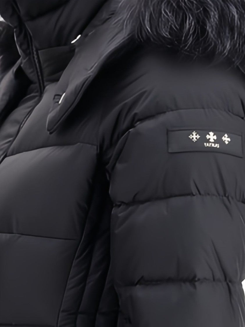 Tatras Quilted Down Coat With Detachable Fur-Trimmed Hood