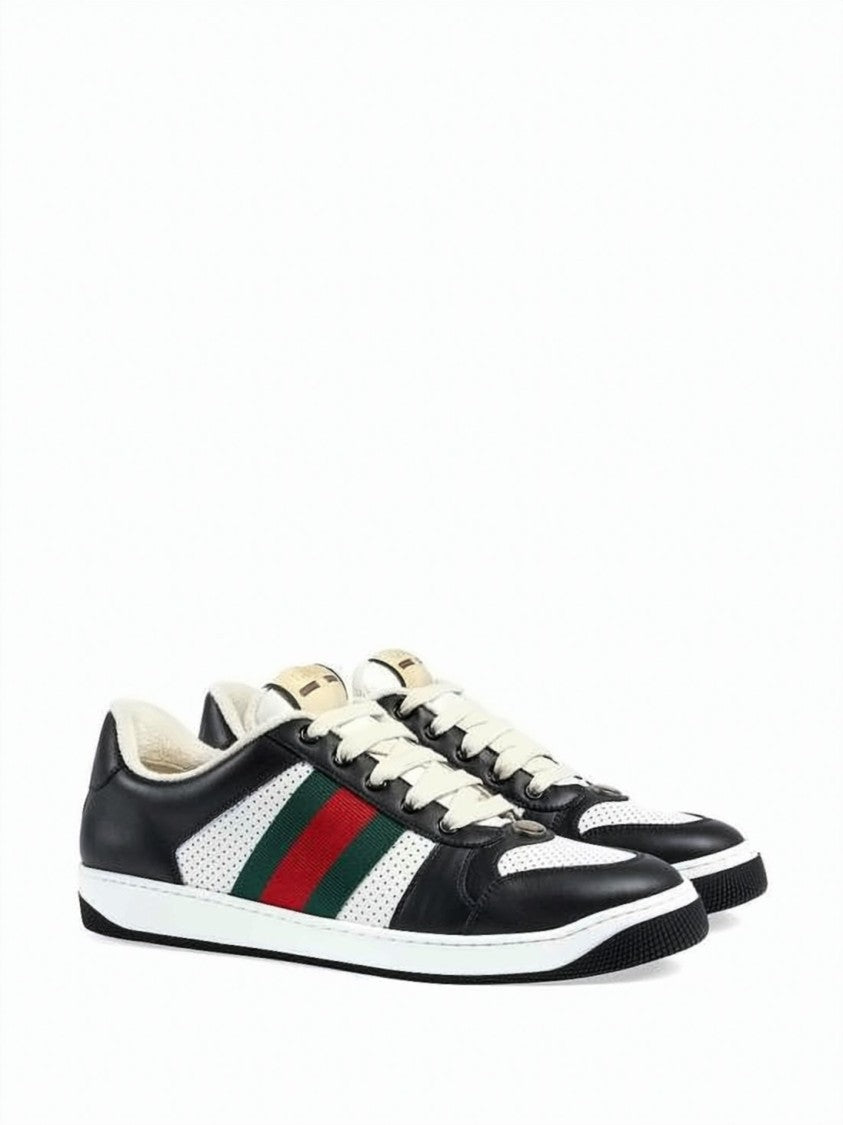 Gucci Low-Top Sneakers With Iconic Webbing