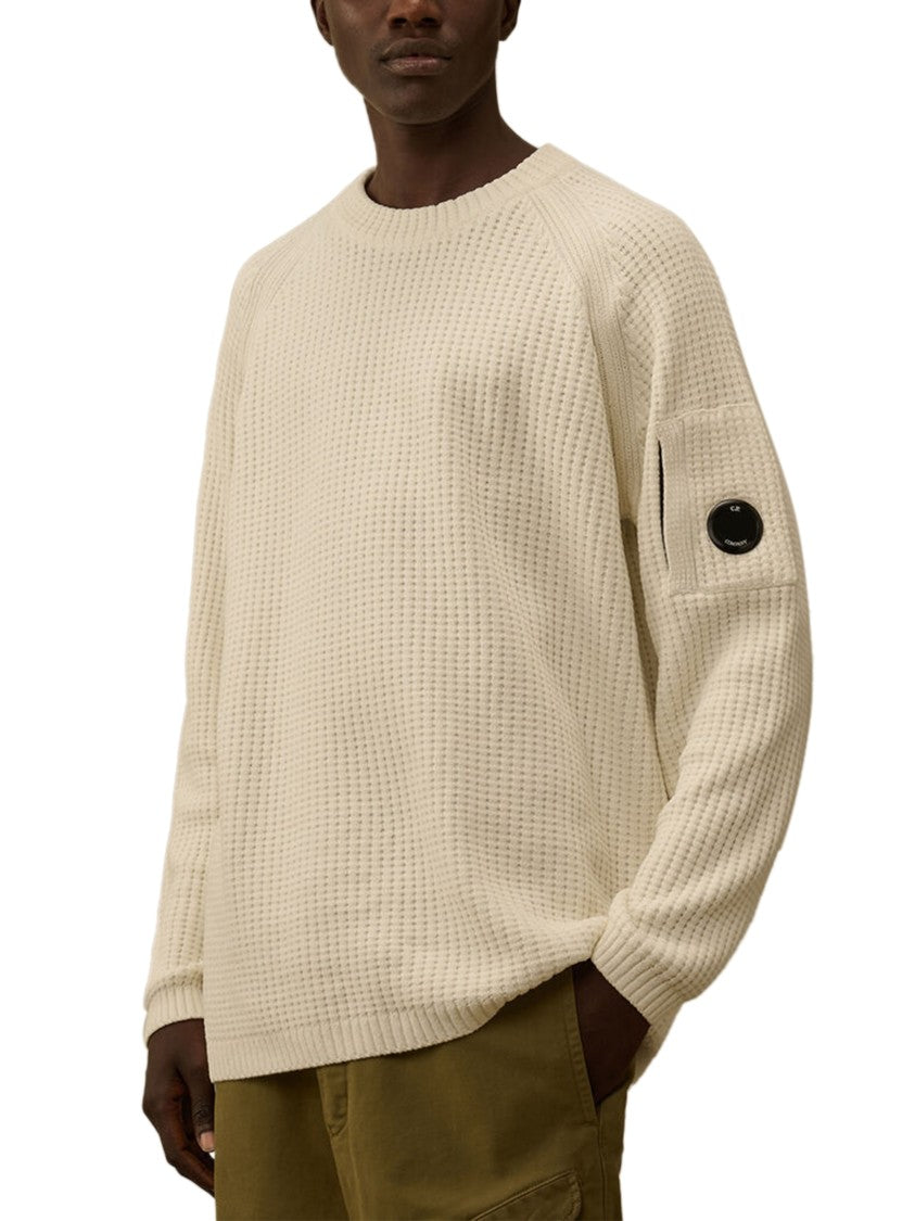 C.P. Company Chenille Cotton Crewneck Sweater