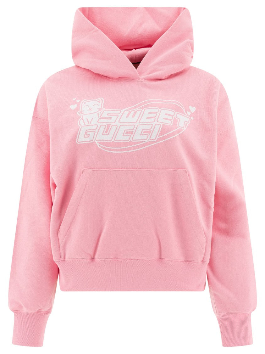 Gucci Pink Cotton Sweatshirt