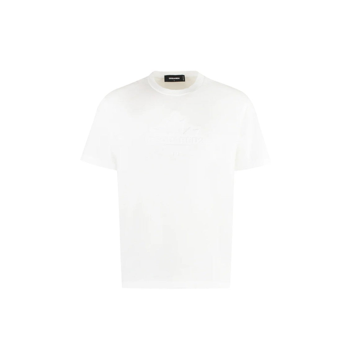 Dsquared2 Cotton T-Shirt With Ribbed Trim And Signature Logo