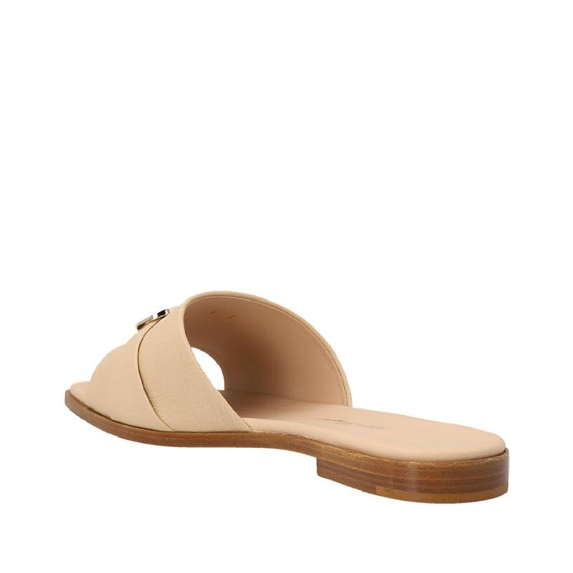 Salvatore Ferragamo Beige Leather Sandals