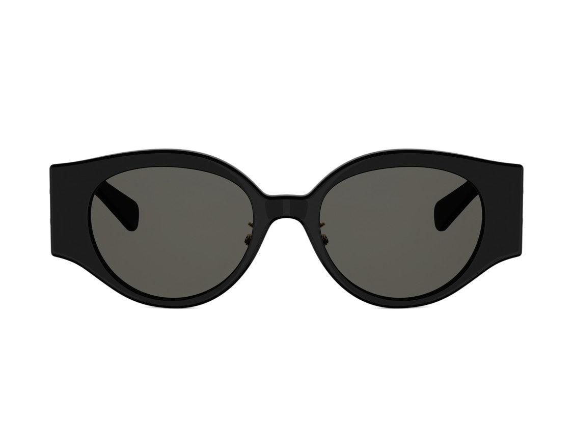 Celine Cl40341f Black Oversized Round Frame Sunglasses