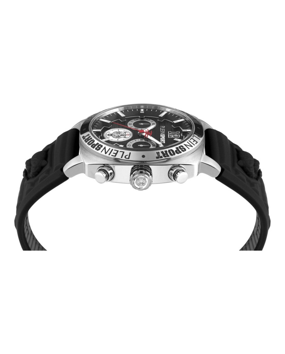 Plein Sport Wildcat Chronograph Watch With Guilloche Dial