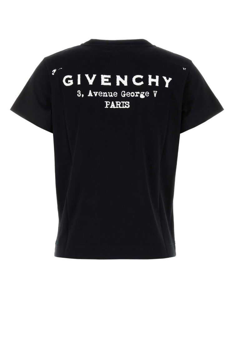 Givenchy Black Cotton T-Shirt