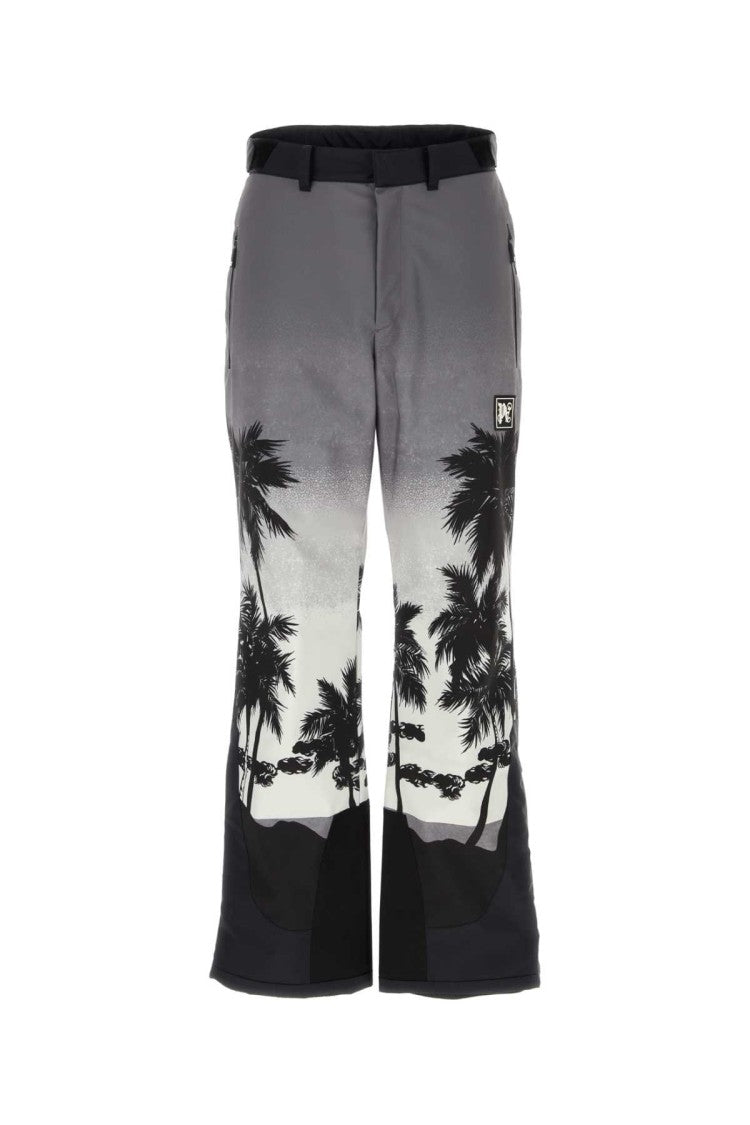 Palm Angels Palm Tree Graphic Pants With Sunset Effect