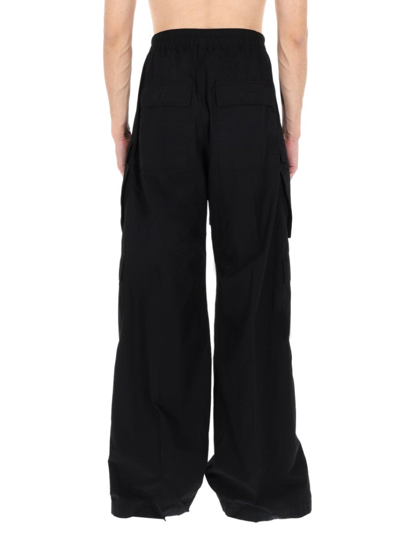 Drkshdw By Rick Owens Jumbo Belas Drawstring Wide-Leg Pants