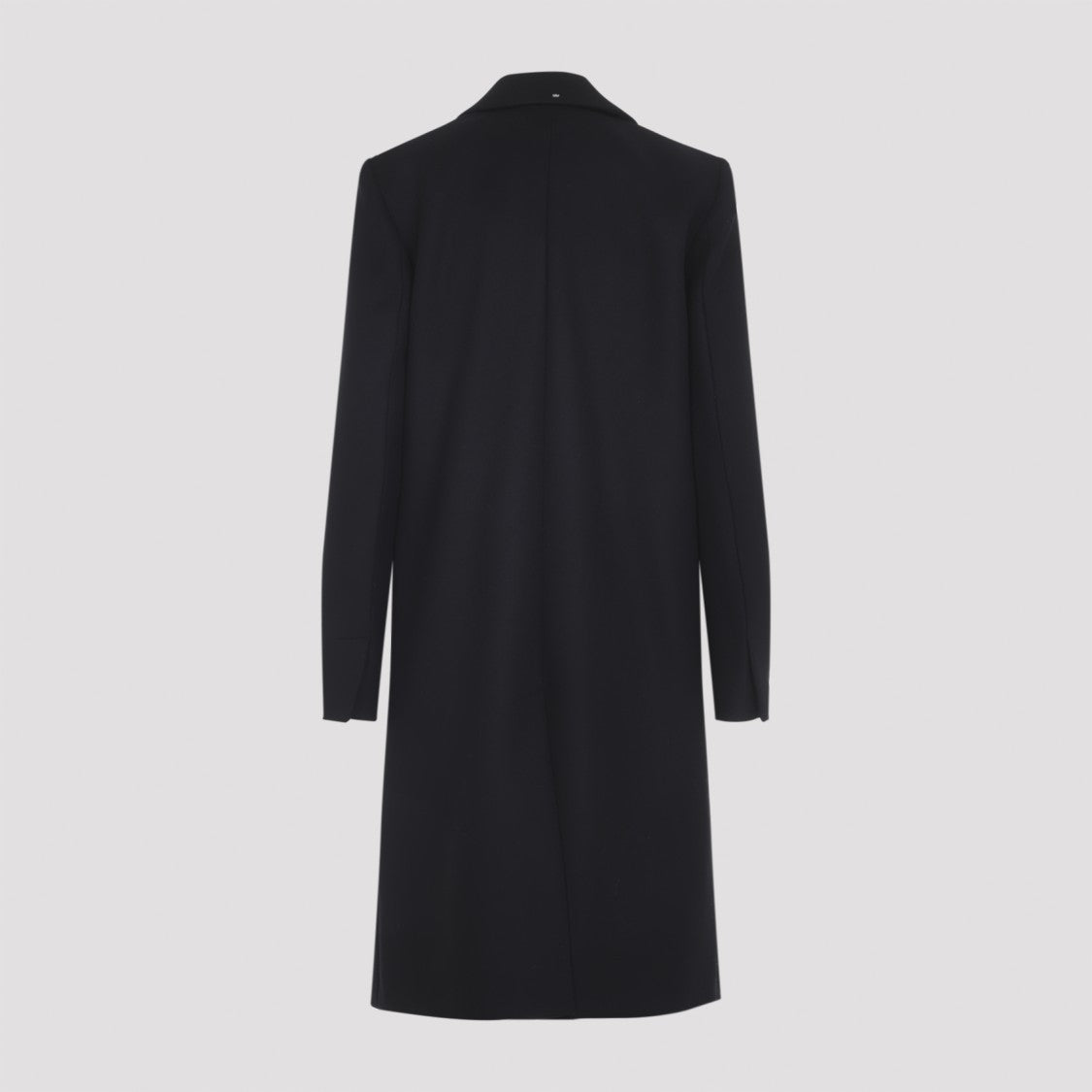 Sportmax Ala Black Virgin Wool Coat