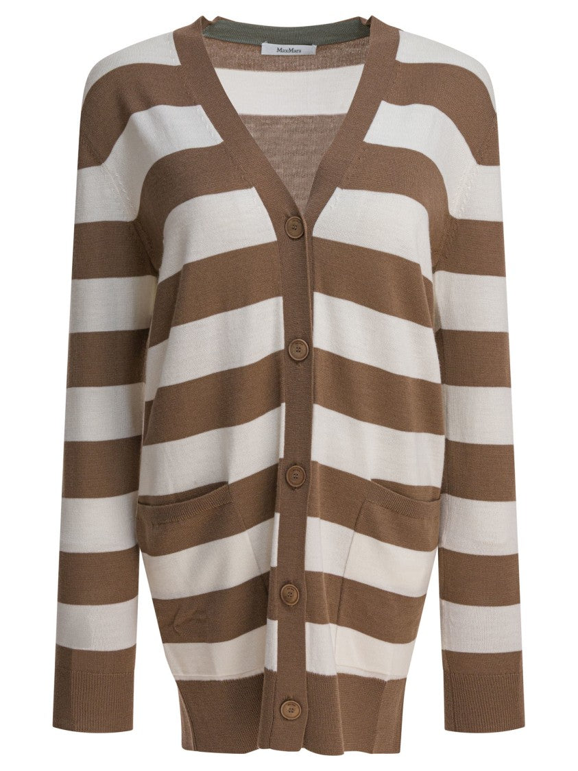 Max Mara Relaxed-Fit Cardigan With Distinctive 1951 Lettering