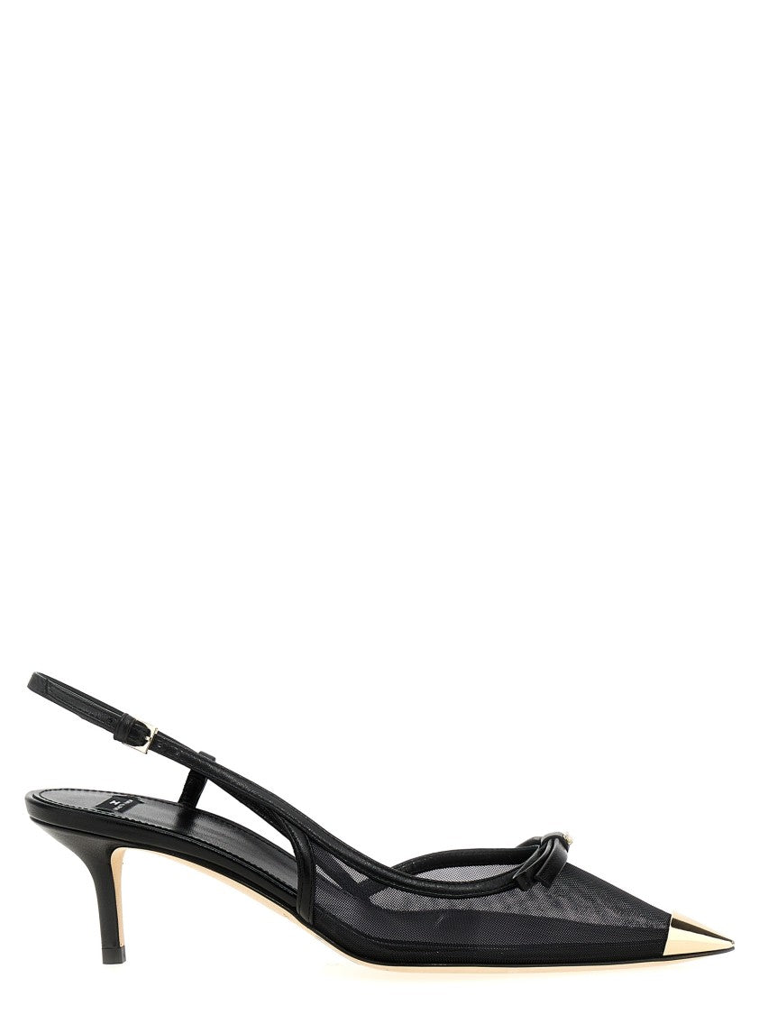 Elisabetta Franchi Nappa Leather Slingback