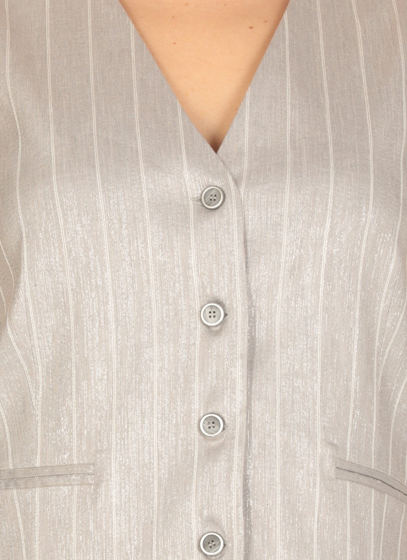D. Exterior Grey Viscose Vest