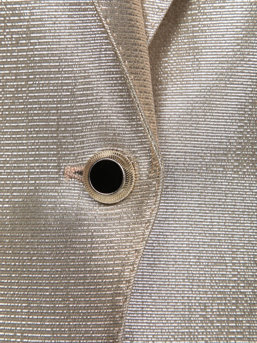 Tom Ford Tailored Gold Lurex Wool Jacket
