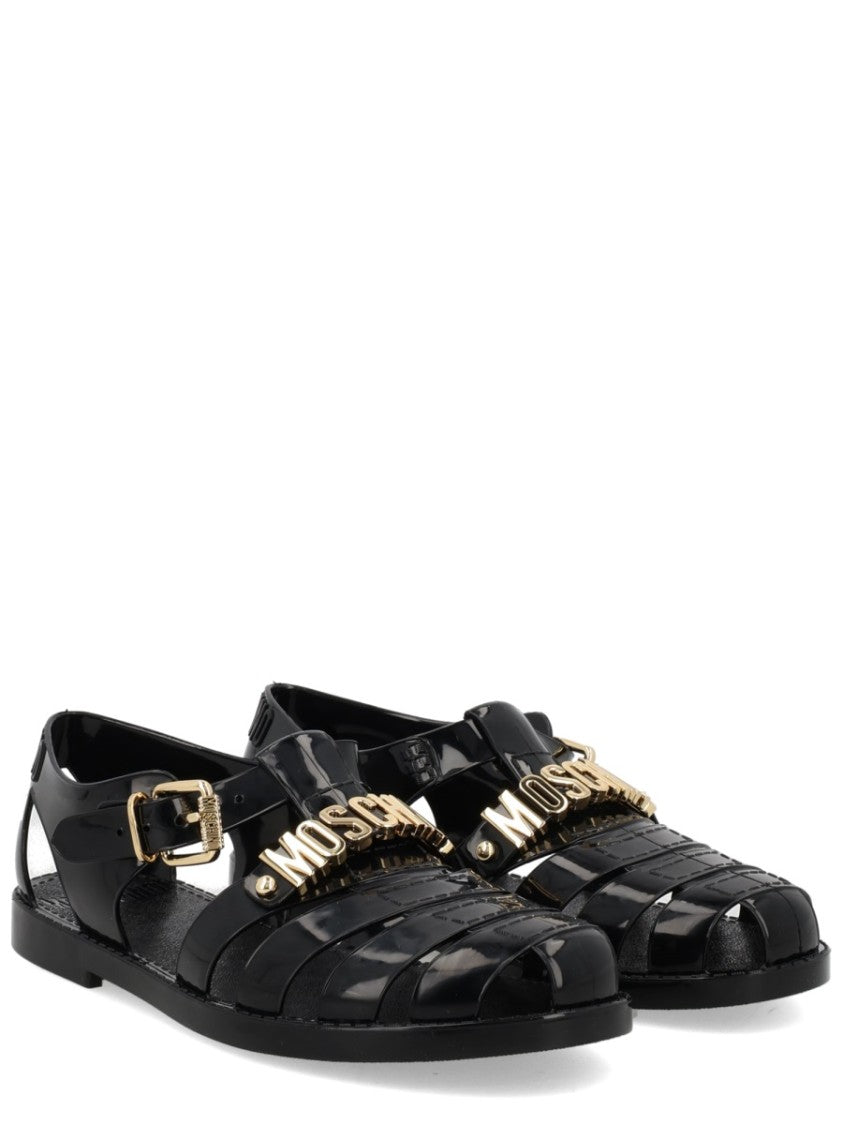 Moschino Jelly Cage Like Mesh Sandals