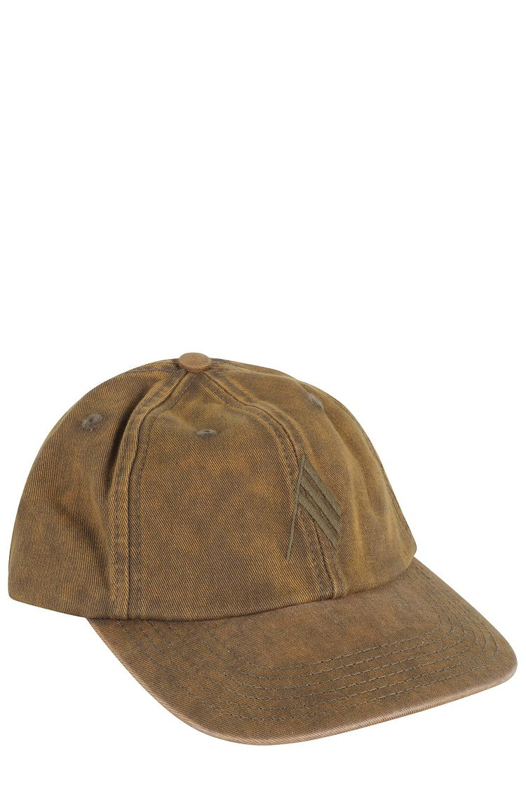 The Attico Military Green Canvas Curved-Visor Cotton Hat