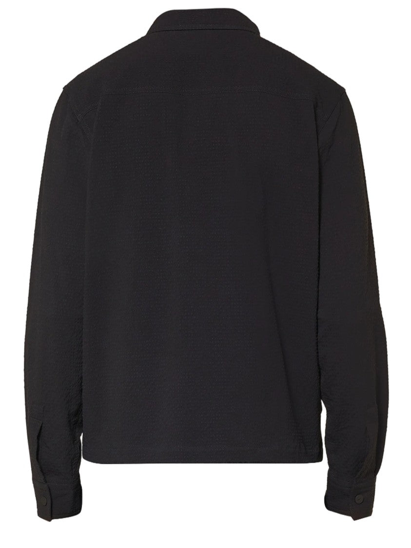 Hugo Boss Stretch Cotton Shirt With Classic Collar