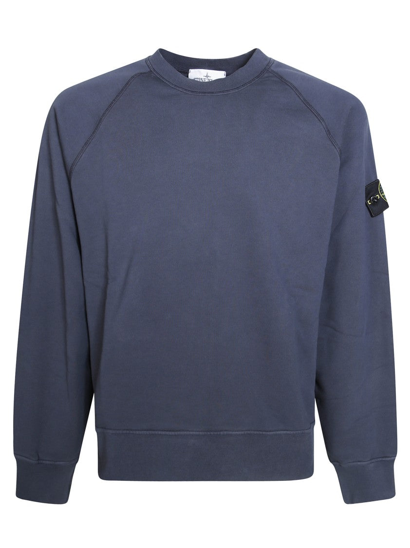 Stone Island Crewneck Sleeve Patch Sweatshirt
