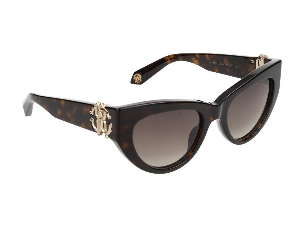 Roberto Cavalli Sunglasses Src017m 0722 Avana Scura Lucida 53/20/135